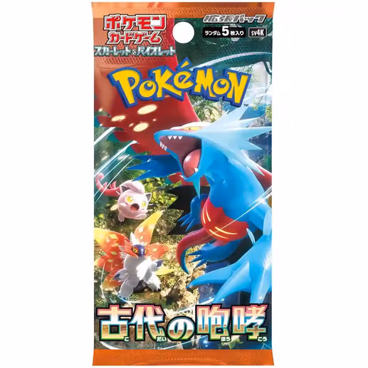 Pokémon Scarlet & Violet Ancient Roar Booster Pack (sv4k) Japanese