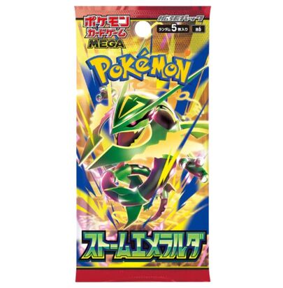 Pokémon Mega Storm Emeralda Booster Pack (M6) Japanese